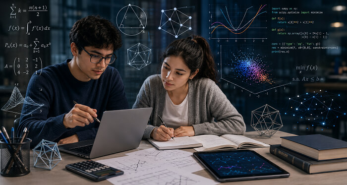 Imagen de presentación de la carrera de matematica