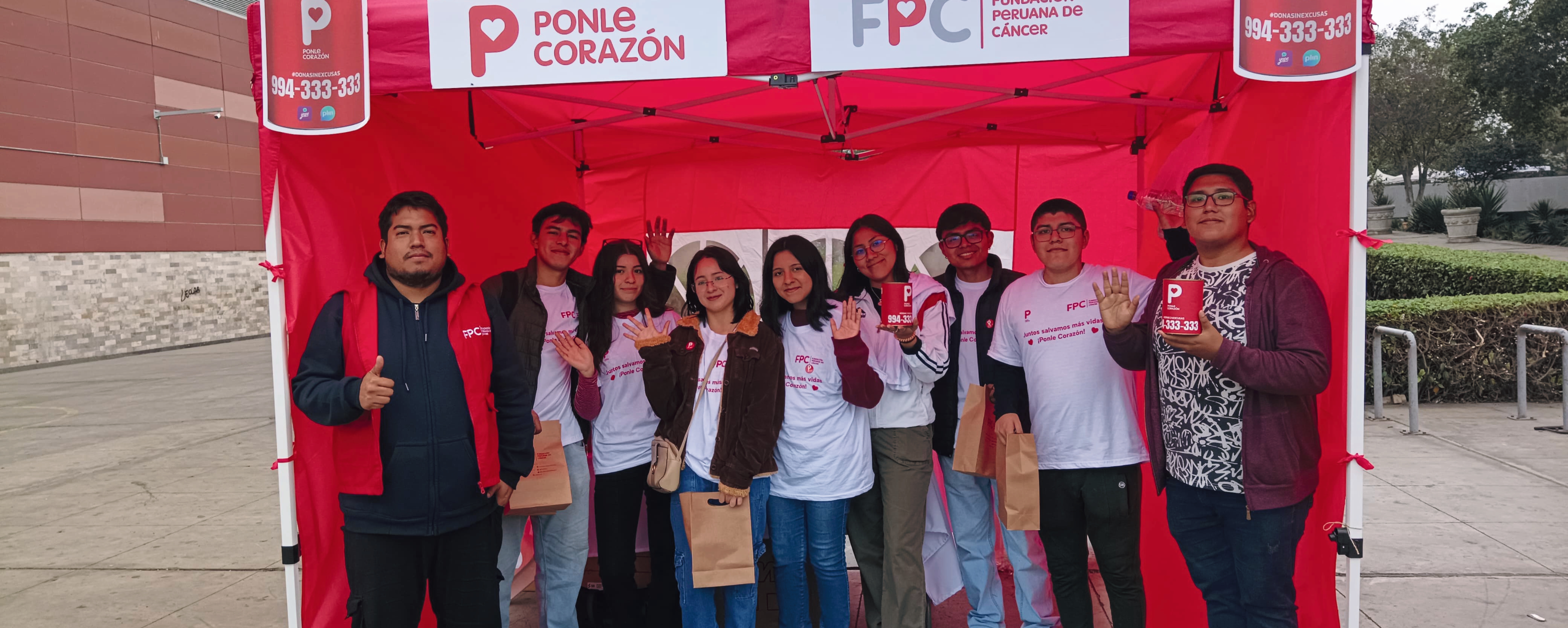 Nuestros voluntarios pusieron el corazón en esta noble causa