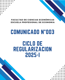 REGULARIZACION 2025-I