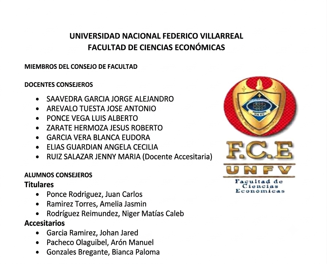 CONSEJO FACULTAD FCE