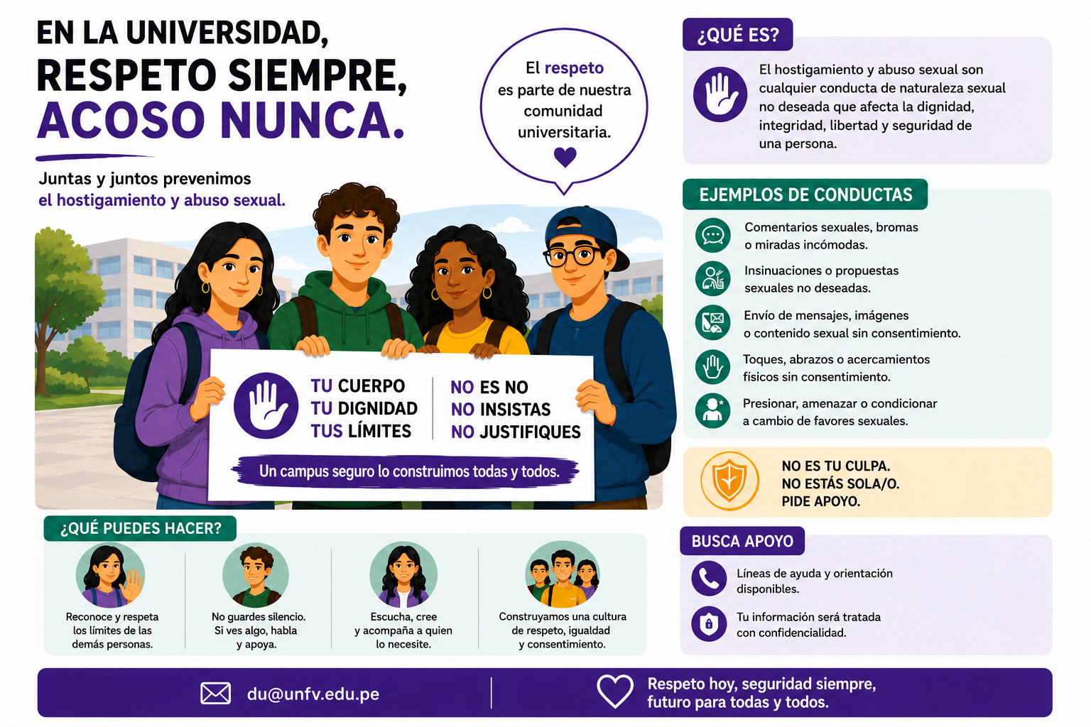 Capacitación en Prevención de Violencia y Hostigamiento Sexual en la Universidad