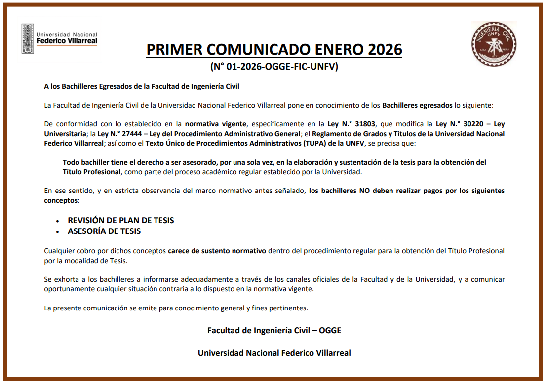 Comunicado OGGE