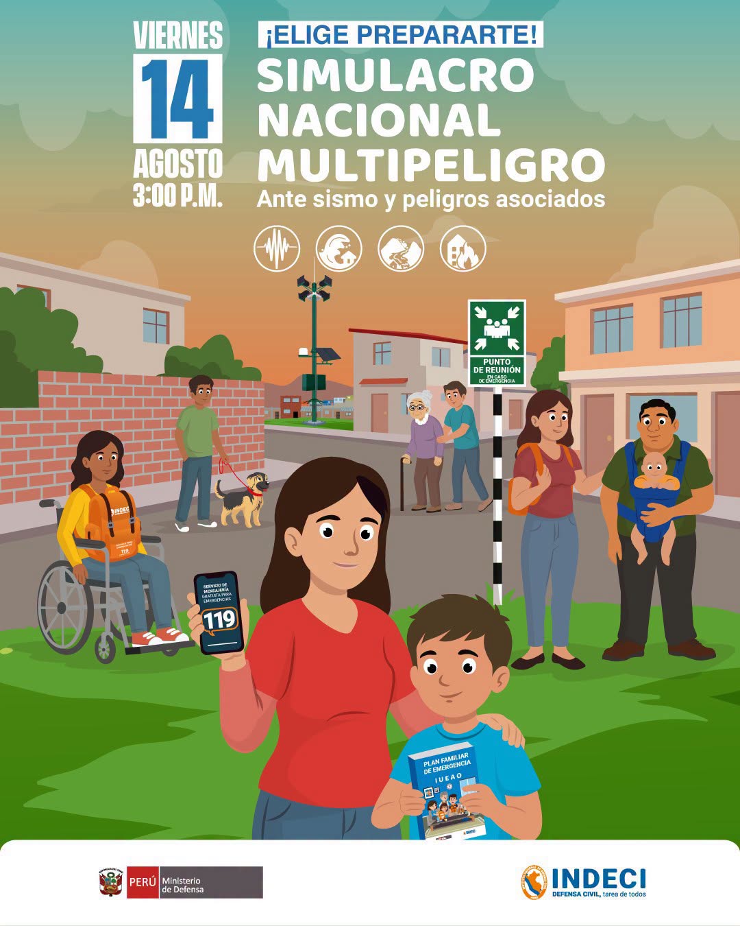 Noticia: FIEI fortalece su capacidad de respuesta durante el II Simulacro Nacional Multipeligro