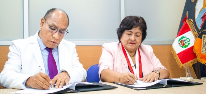 - Firma de Convenio con el Hospital María Auxiliadora