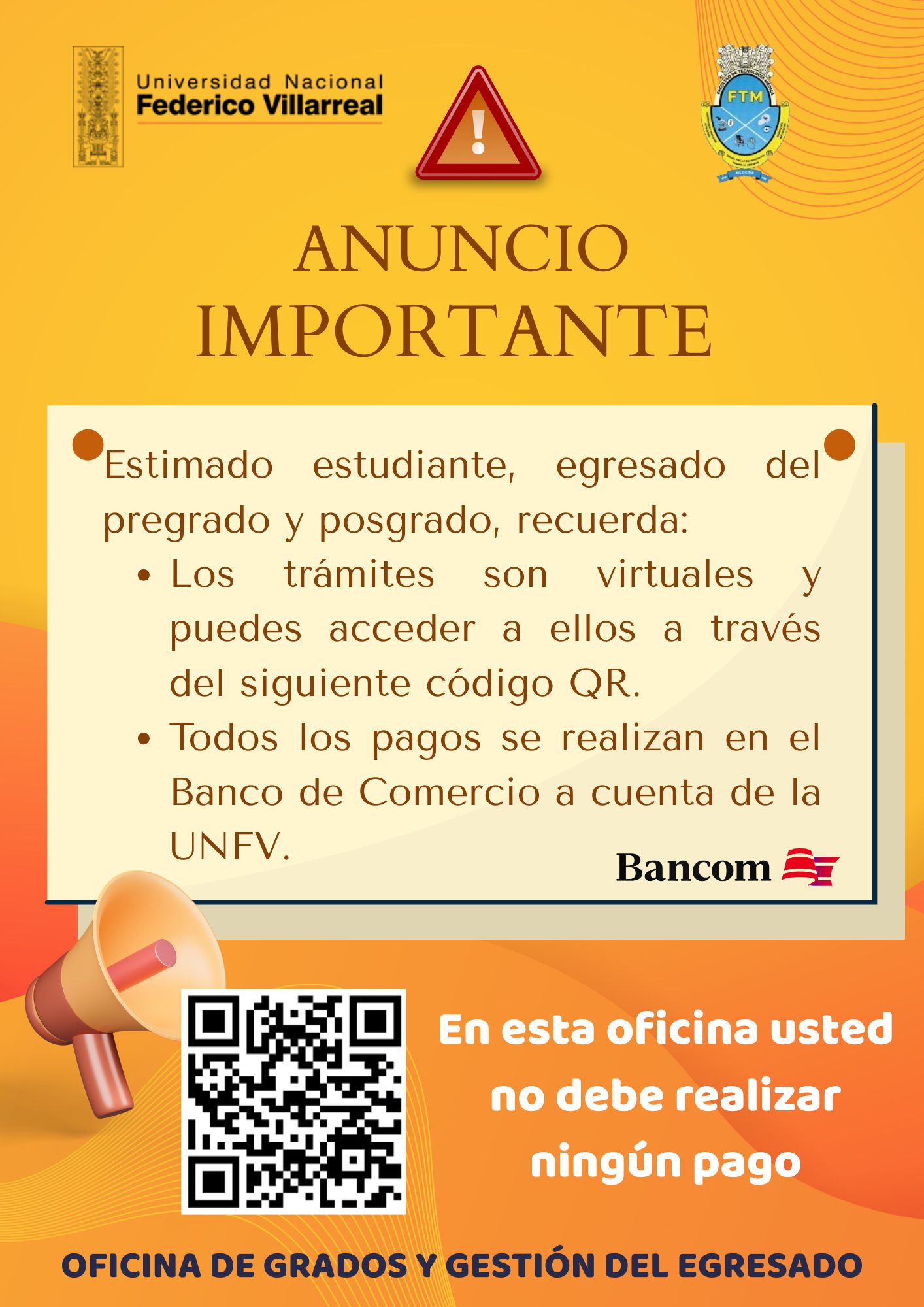 AVISO GRADOS